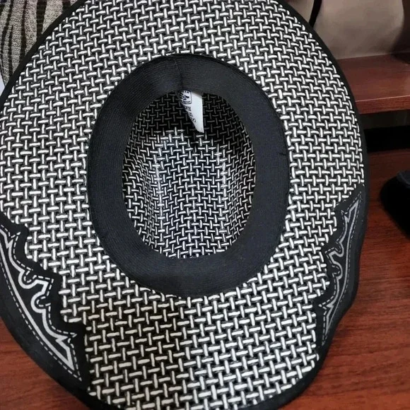 THE Golden West Leather trim Western Hat - Picture 6 of 9